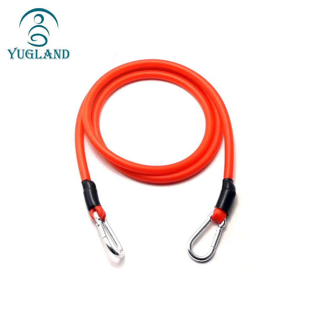 Exercice de remise en forme de tube Yugland 11 PCS Set Latex Bandes de résistance de la formation de tubes de Yoga des équipements de Gym défini