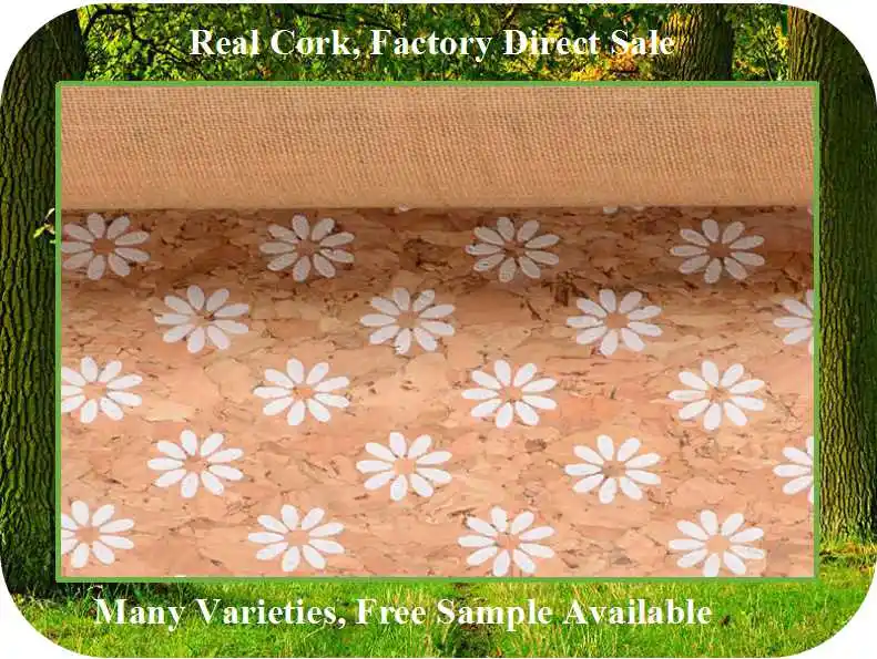 Digital Printed Natural Cork for Bags, Shoes, Decratives, Stationeries (HS-CP-014)