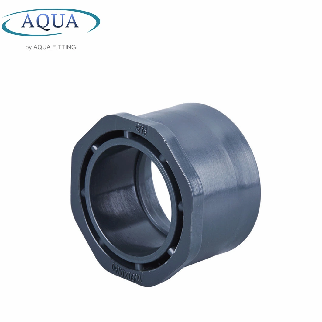 Round Flanged Plastic PVDF Bushing Sleeve for Industry