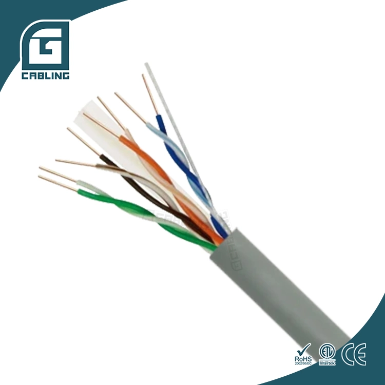 اتصال كبلات Gcable Communication 23AWG 24AWG CAT6A CAT6 Cat5e كبل RJ45 U/UTP شبكات اتصال Ethernet الخاصة بكبل الإنترنت