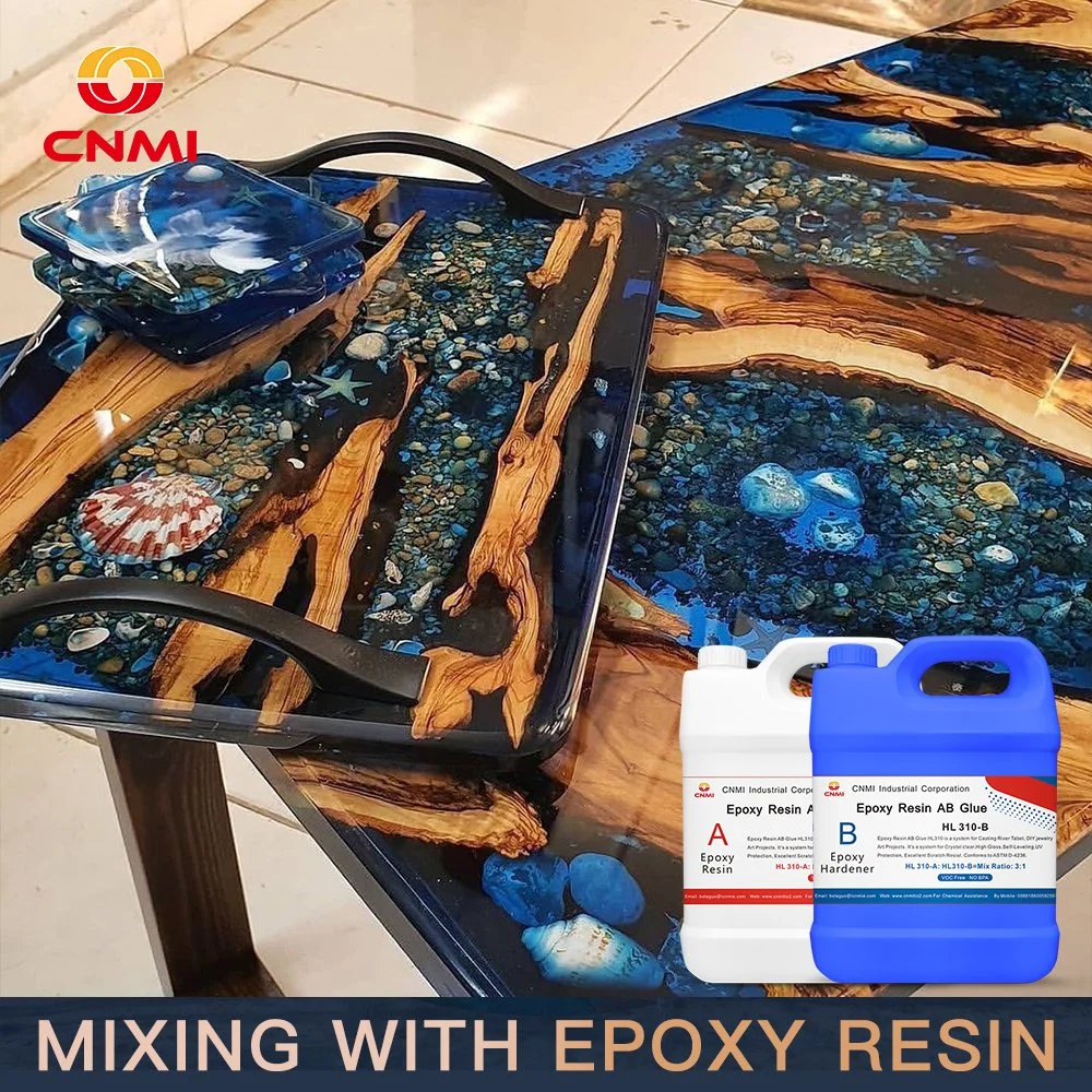 سائل زجاج Epoxy Resin يعمل على مسح رنات الصب السائل من خلال CNC سعة 3 جالون ريسين إيبوكسي