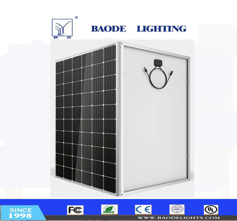 300W Hot Selling Mono Photovoltaic Solar Module Cell for Charging Battery