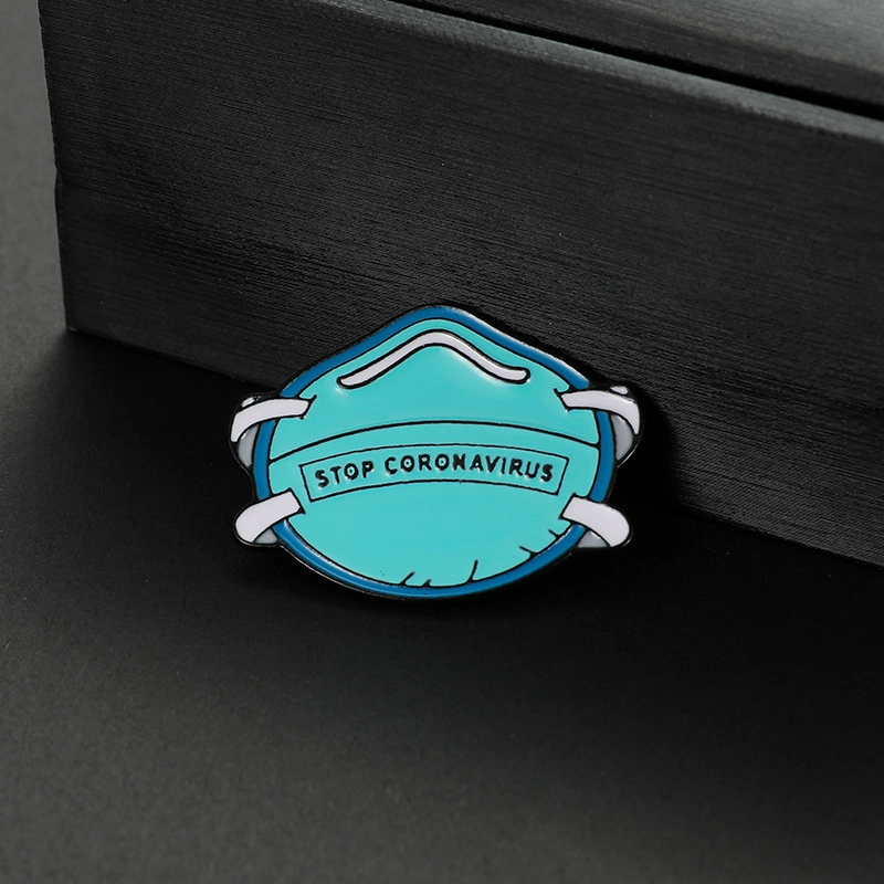 Großhandel Custom Logo Medizinische Serie Brief Souvenir Immunisierung Pin Zubehör Geschenke Legierung Metall Hart Weich Brosche Emaille Abzeichen Lapel Pin