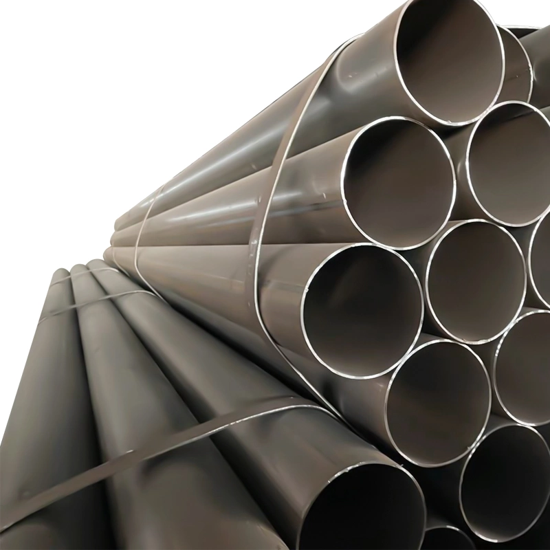 Factory Price Iron Round Pipe BS ASTM Mild Carbon ERW Welded Steel Pipes and Tubes China Made
