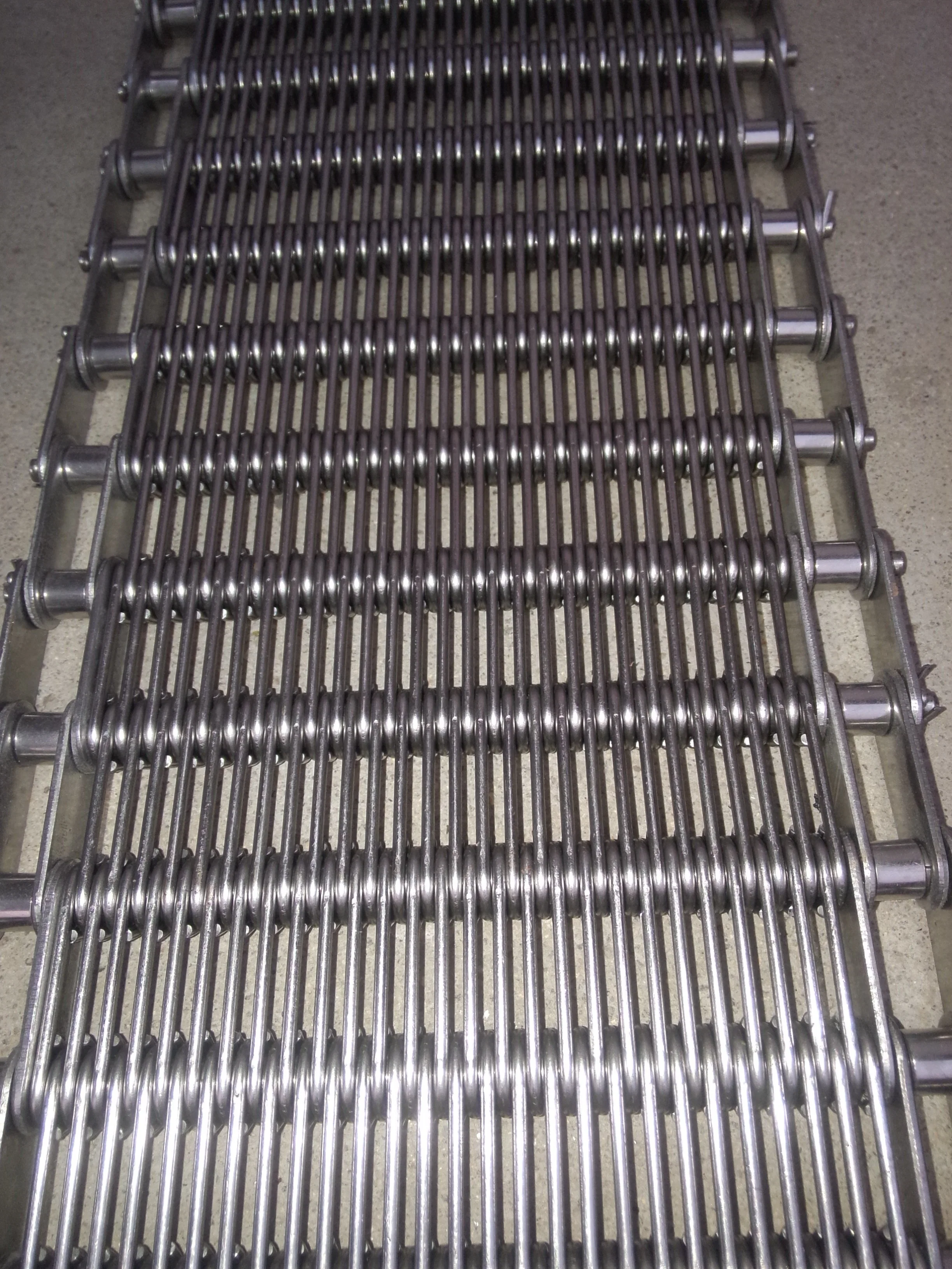 Roller Chain Drive Wire Mesh Conveyor Belts