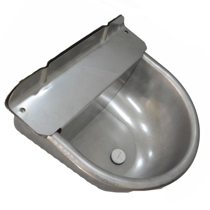 Cow Drinking Bowl, Water Bowl Trough with a Float Stainless Steel Drinkers Tj-Moo Shape for Cattle Farms Equipment