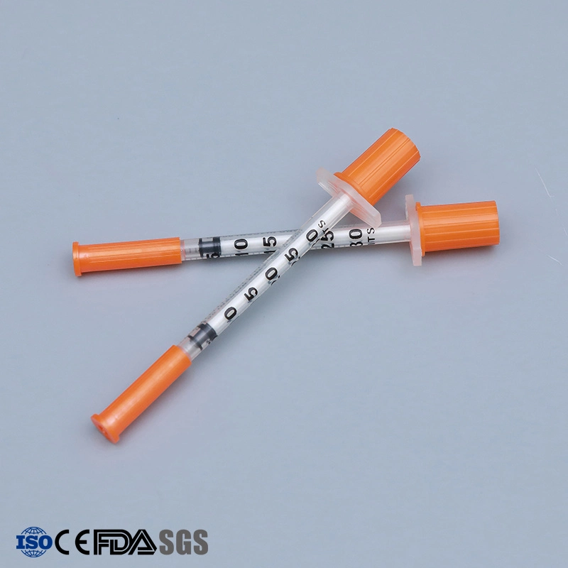 Disposable Insulin Syringe 1ml 0.3ml 0.5ml Ce&ISO