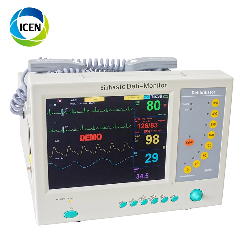 in-C028 High quality/High cost performance  First Aid Hospital Defibrillator Battery LED Monitor Foldable Monitor for Sale