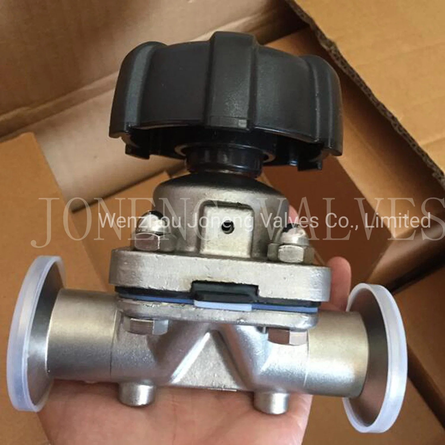 Stainless Steel Sanitary Manual Type Two Way Diaphragm Valve (JN-DV1003)