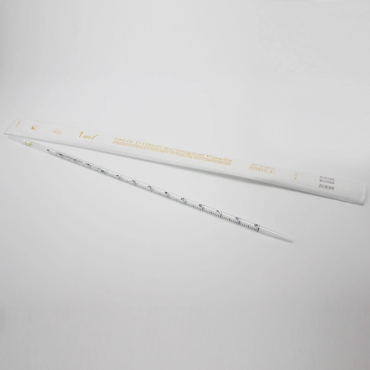 Wholesale/Supplier 5ml Sterile Disposable Plastic Serum Pipette Serological Pipettes for Lab Use