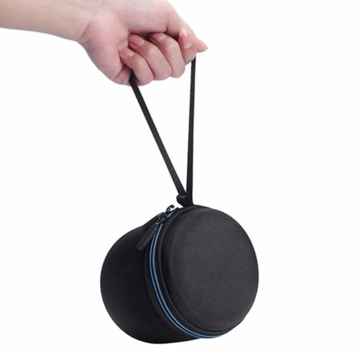 Round Hard Shell Waterproof Storage EVA Speaker Travel Case