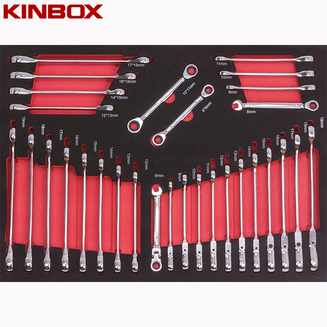 Kinbox профессионального ручного набора инструментов пункт TF01m309 ключ с храповым механизмом,