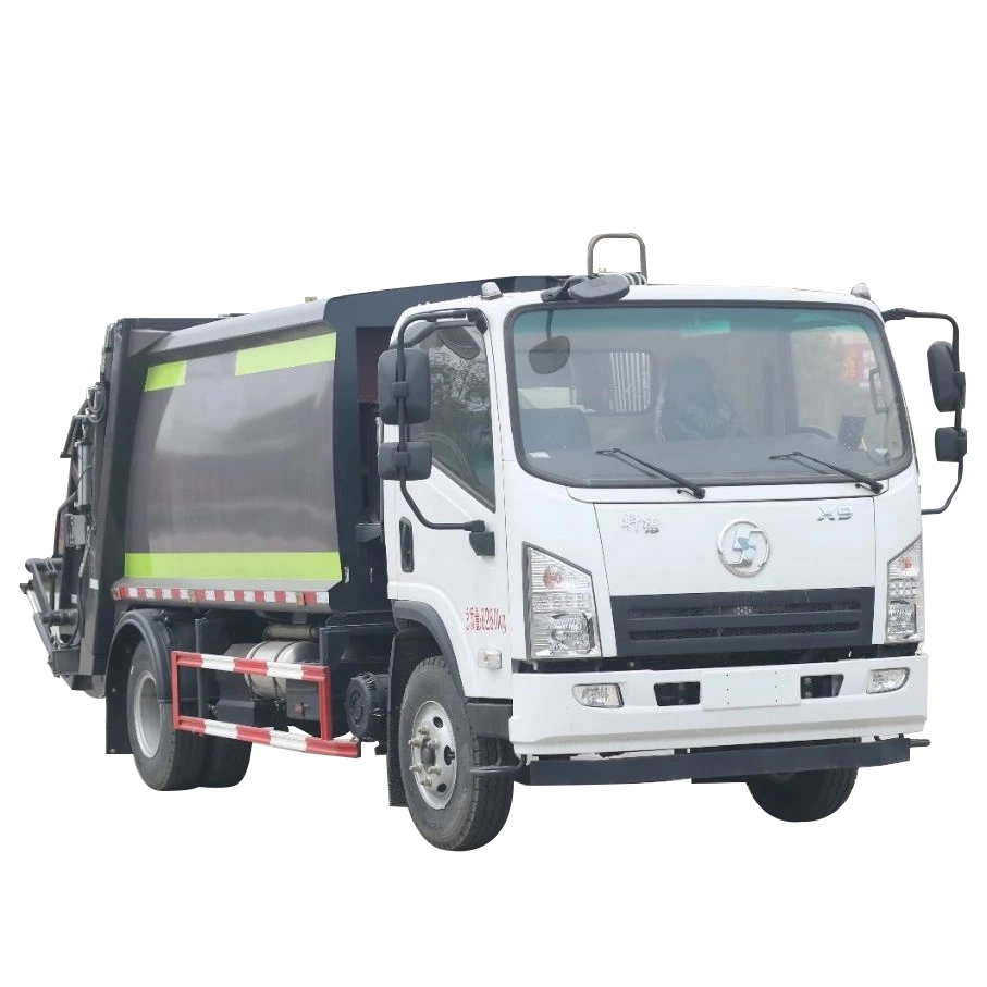 Advanced User-Friendly Odor Minimization New Shanxi Auto Xuande X9 Rapid Deployment Easily Maneuverable Chassis 8 Cubic Kitchen Waste Garbage Truck