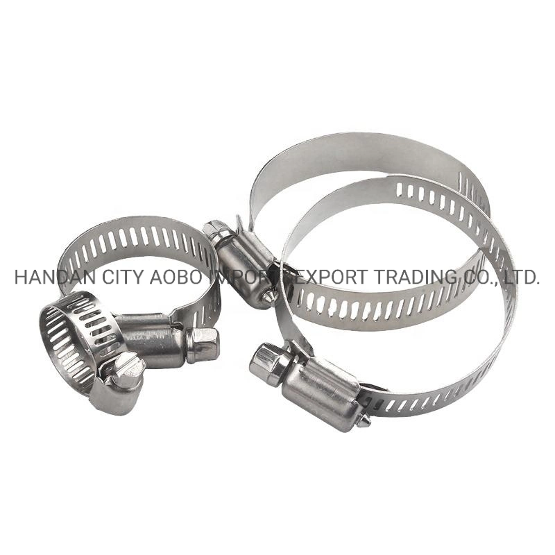 Large Heavy Duty Stainless Steel Adjustable American Type Radiator Hose Clamp