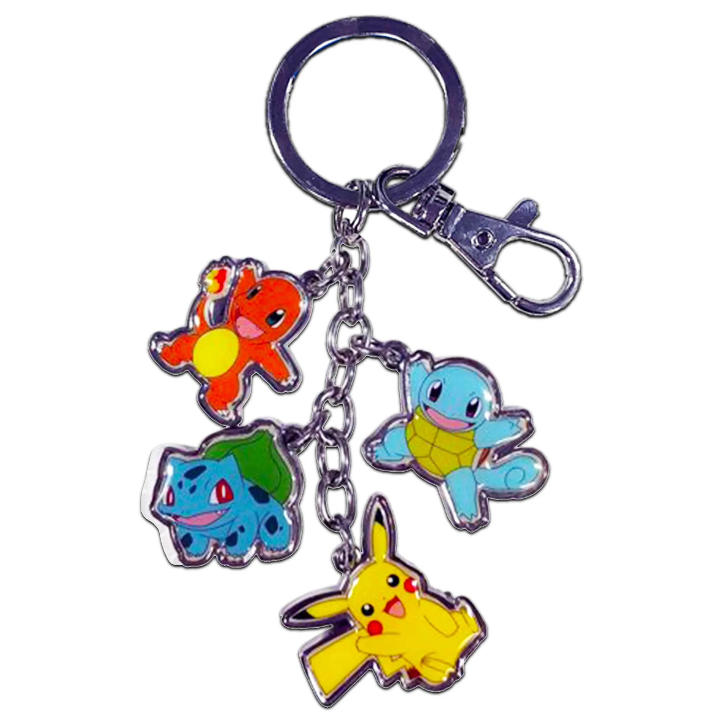 Plástico Epoxy Metal Artesanía Pokemon Keyring Air Jordan Bt21 Mario Alta calidad Venta caliente souvenir regalo en stock logotipo personalizado Llavero hombre en blanco