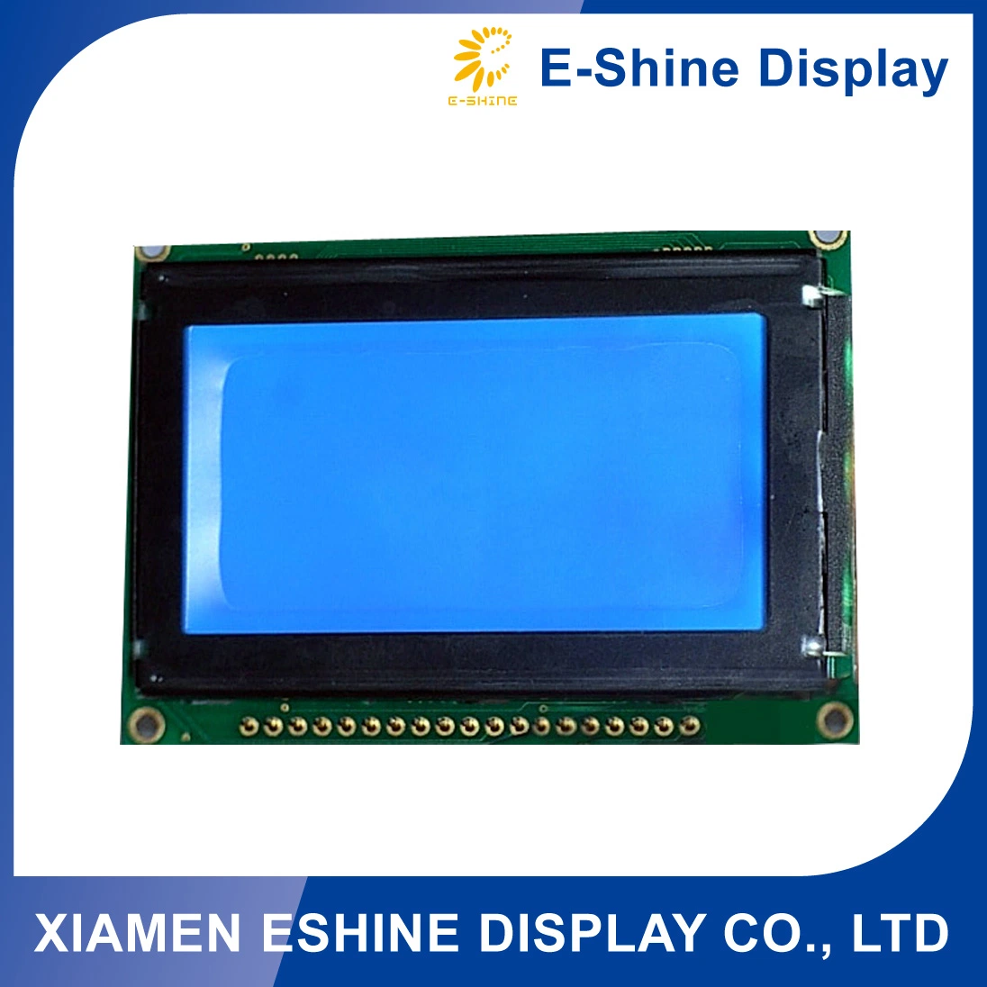 128X64 Graphic Type FSTN DOT Matrix LCD Module with Blue Backlight
