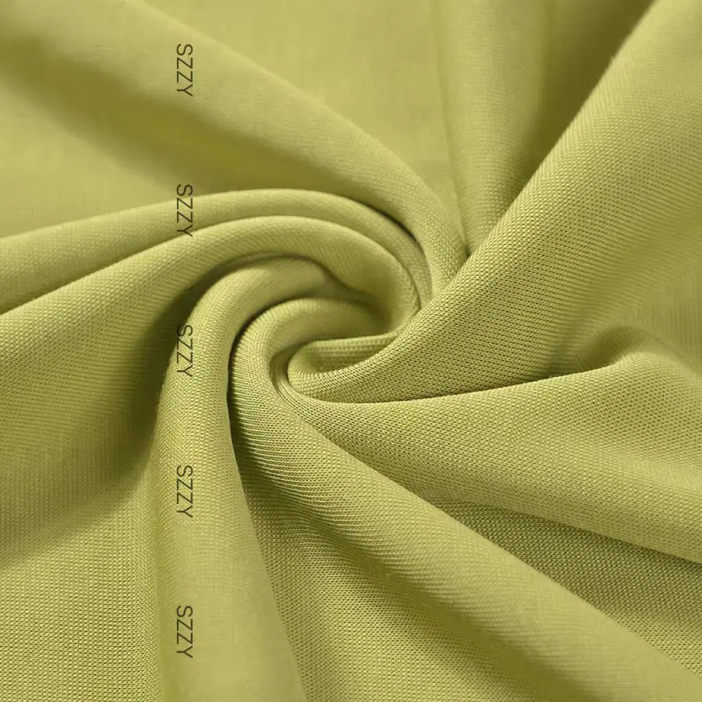 Acétate de tissu de soie High-Grade Casual T-Shirt polyester Tissu