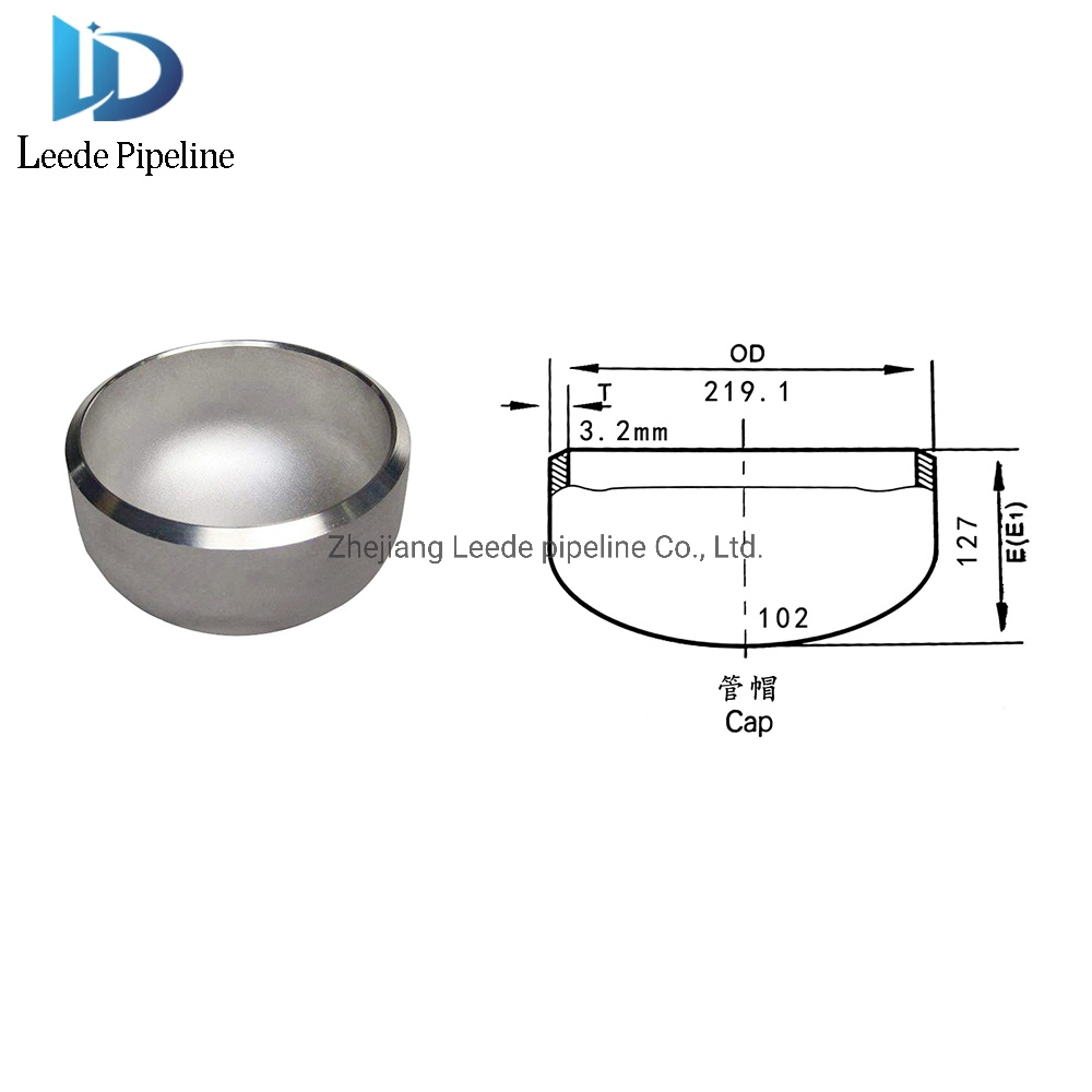 Stainless Steel Pipe Fitting Tube End Cap