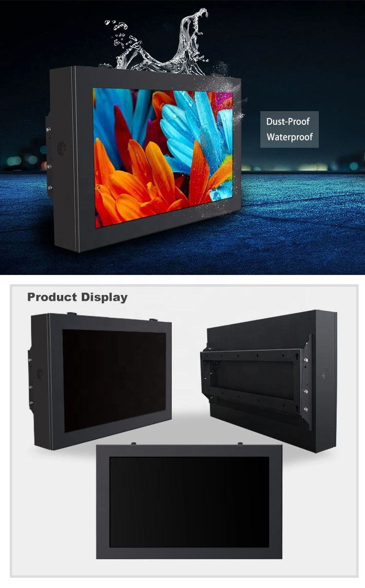 Digital Signage Outdoor 43 Inch Wall Mounted LCD Outdoor Display Information Board LCD Screen