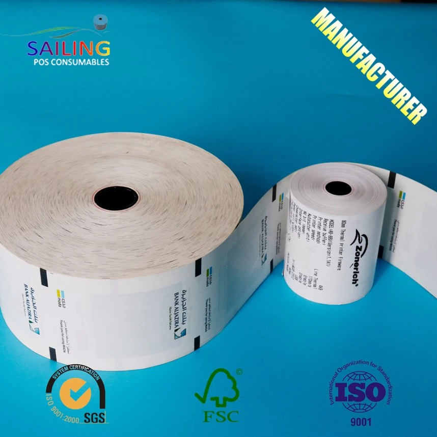 Blank Cash Register ATM/POS Thermal Paper Roll