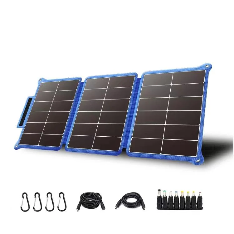 Revestimiento duradero ETFE 420W Mono células Foldable Panel Solar 24V Cargador solar portátil para camping