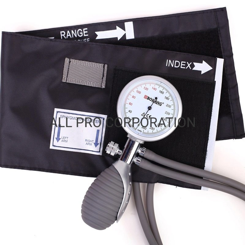 Manual Hospital and Clinics Palm Type Aneroid Sphygmomanometer with 2 Tube