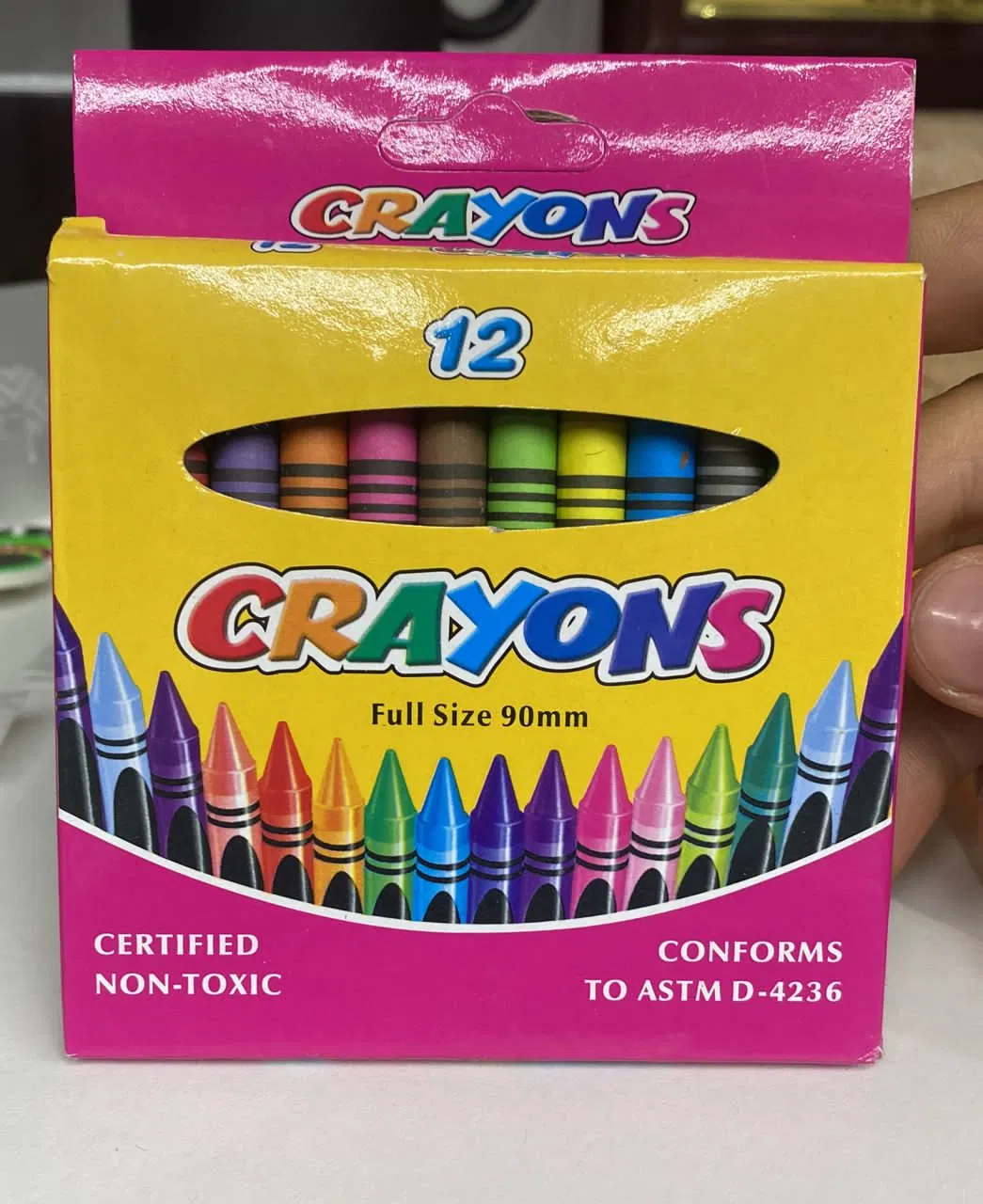 1.1*9.5cm Jumbo Size Wax Crayon
