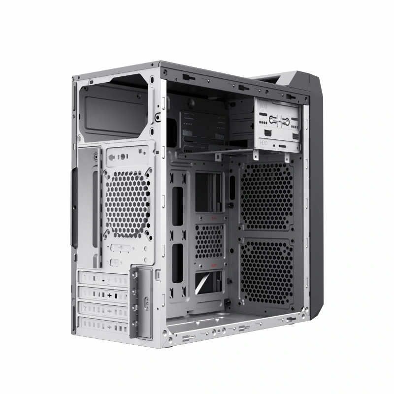 Caixa de computador micro ATX Desktop com transporte manual na parte superior