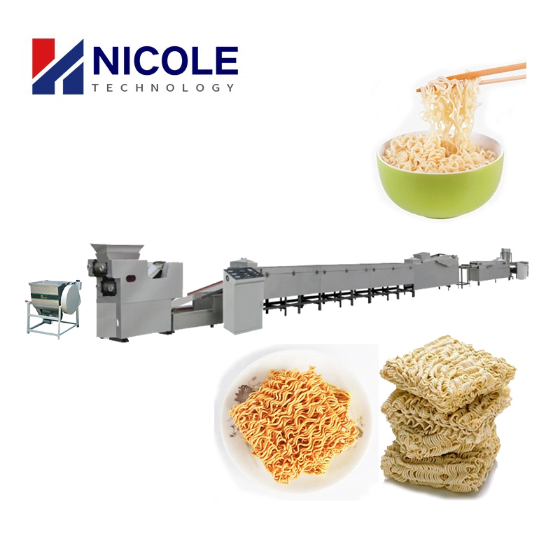 Preço de fabrico 80 kg/H Noodle instantâneo a fazer um Noodle rápido seco à máquina Linha de produção