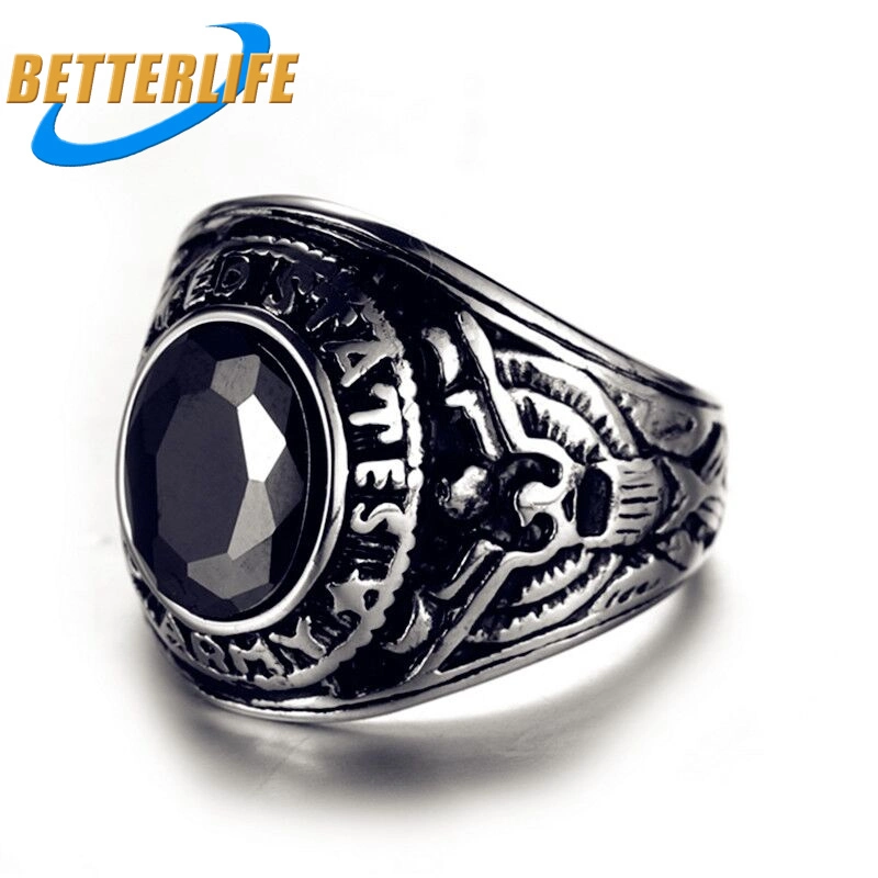 2023 Hot Custom Gift Mason Signet Rings for College Stainless Steel Cool Dainty Smile Face Ring Chunky Graduation Ring Fashion Accessories