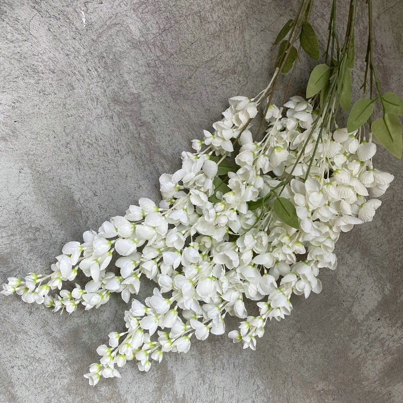 Wisteria Flores Whisuresnwall decoração casamento Garland artificial Wisteria Flores de videira