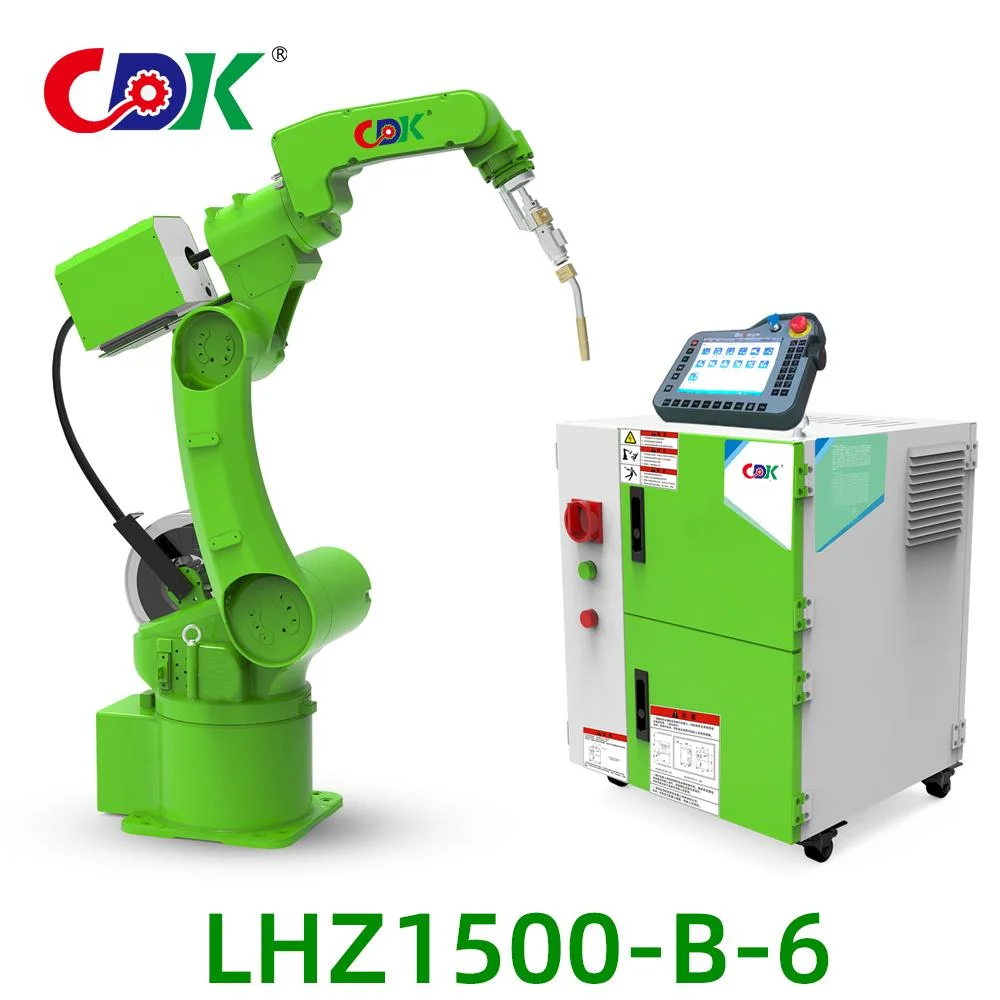 Venta caliente robustez el seguimiento láser Arc Lhz1500-B-6 del robot de soldadura de las soluciones de automatización de metal