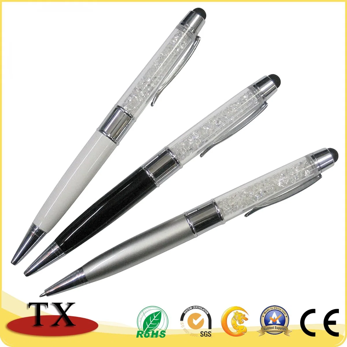 Business Flash Drive Stick Promotional Gift Touch Screen Ballpoint Pen USB