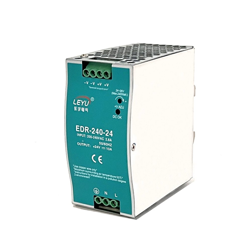 EDR-240-24 240W 24VDC 10A DIN Rail Switched Mode Power Supply