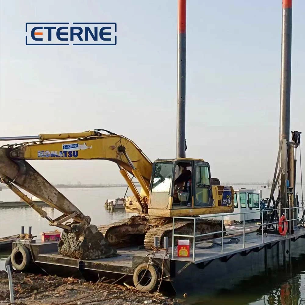 Pontoons Type Ferry Barge Boat Platform Modular From China