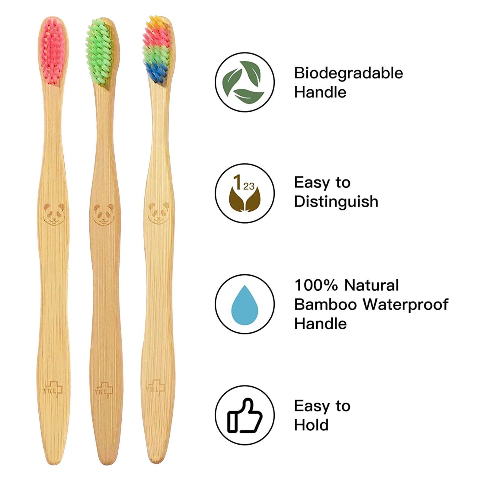 Hot Sale Non-Plastic Customized Bamboo Toothbrush