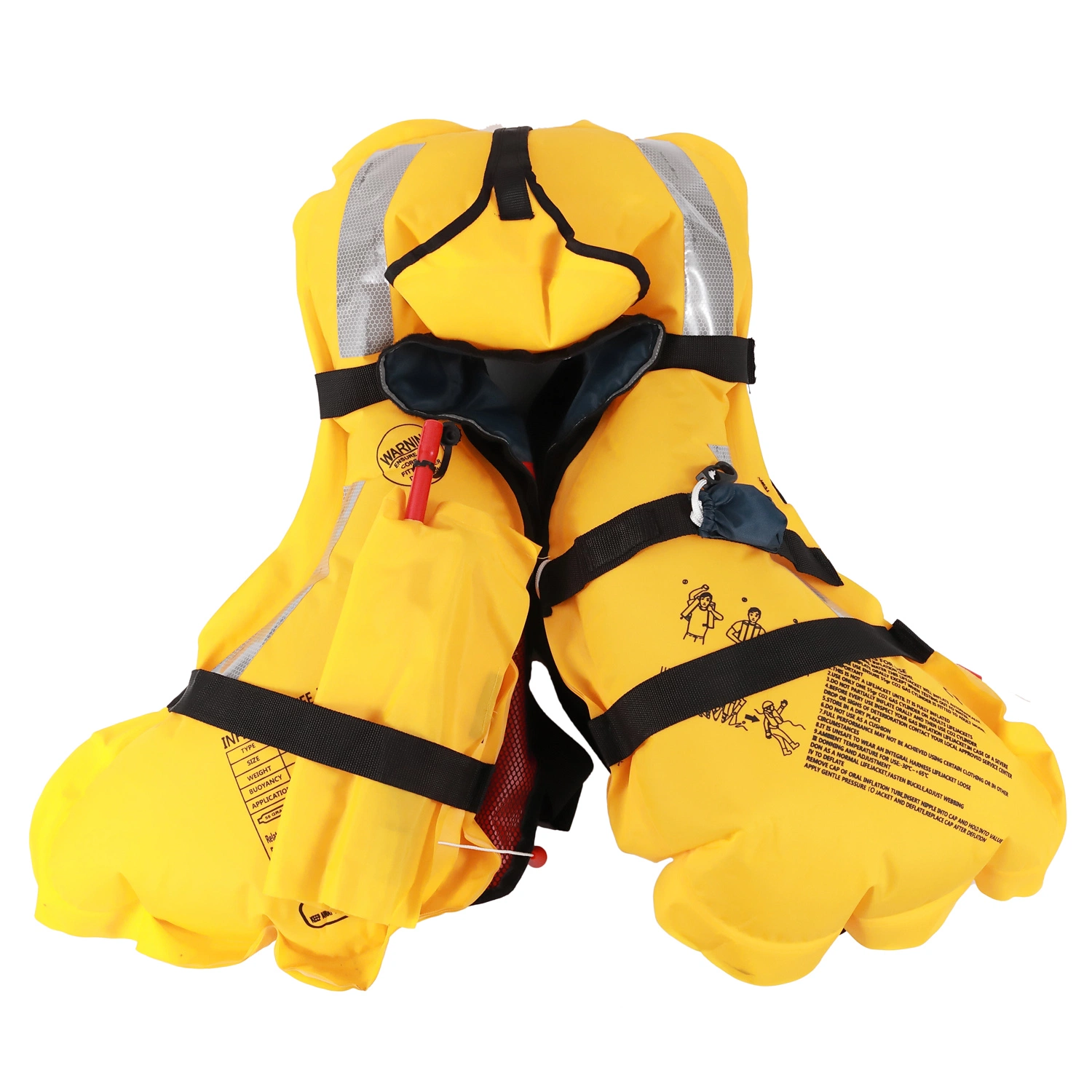 Ce Certificate Approved 150n Buyancy Inflatable Life Jacket for Sales