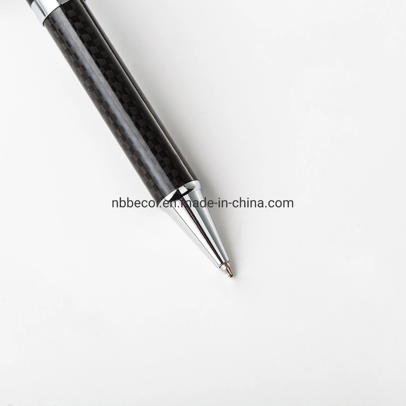 New Model Rotating Carbon Fiber Pen Metal Ball Pen with Custom Logo