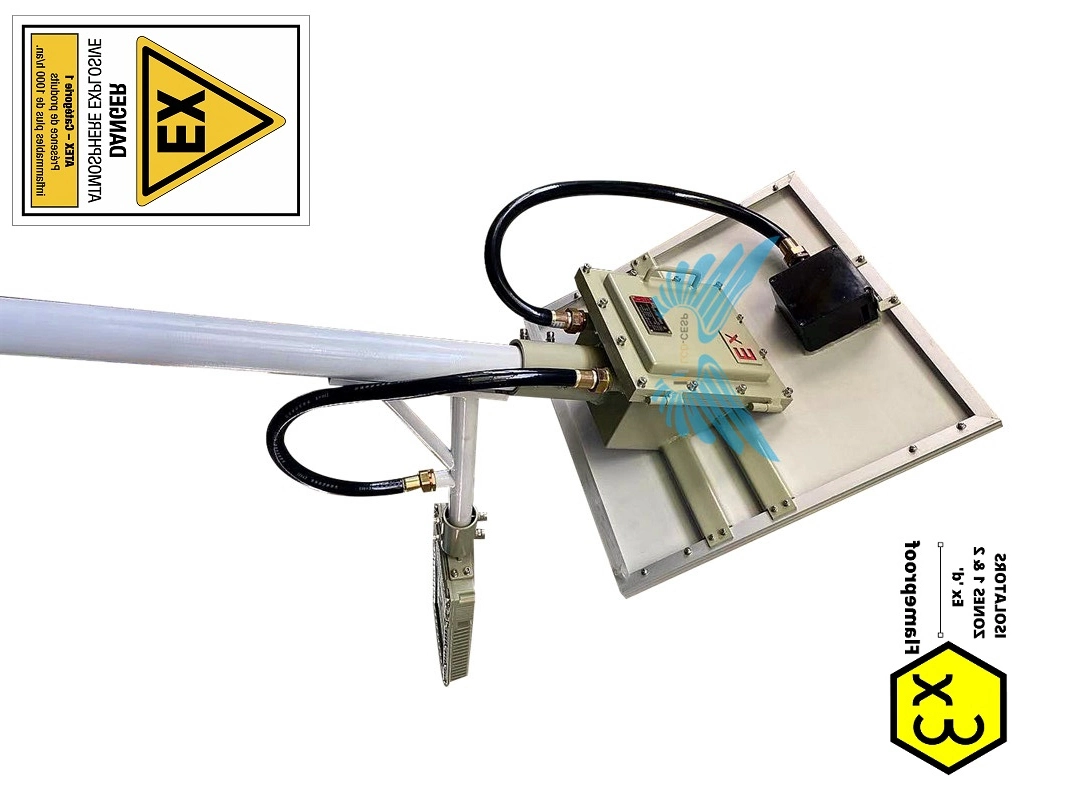 Warm White 3000K Solar Street Lights Explosionsgeschützte Flutlicht 20W 30W 40W 50W 60W 80W 100W IP65 AUSSENLUFT HOCH Betriebsleuchte für Flächenbeleuchtung