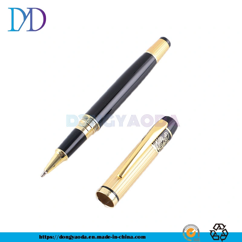 Black Gel Pen Business Gift Metal Signature Pen Custom
