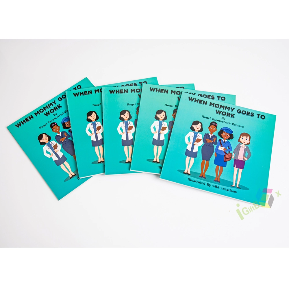 Tapa dura impresa personalizada libro educativo inglés colorido libro de cuentos de niños con la imagen