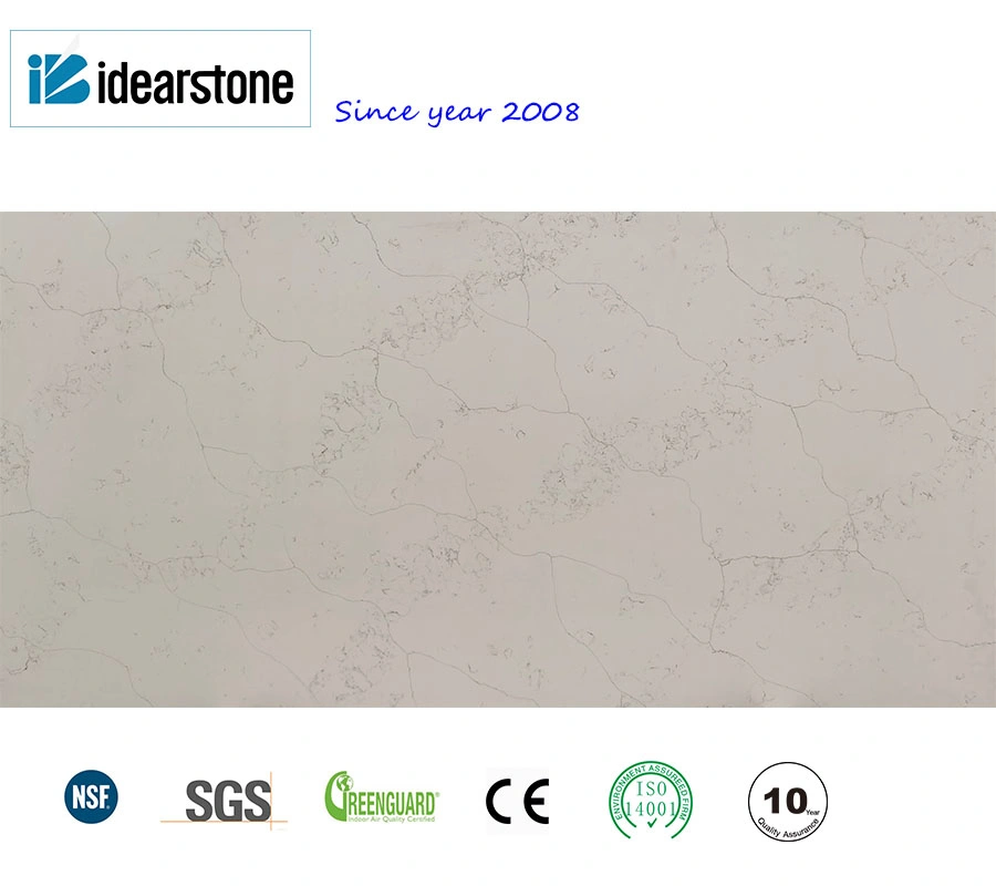 3230*1800mm Jumbo Size Blanco/Gris/Negro Artificial/Engineered Quartz Stone