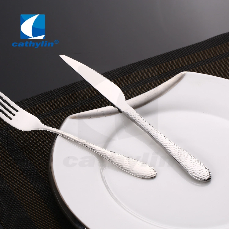 Unique Stainless Steel Silver Knife Fork Spoon Dinner Cutlery Sets