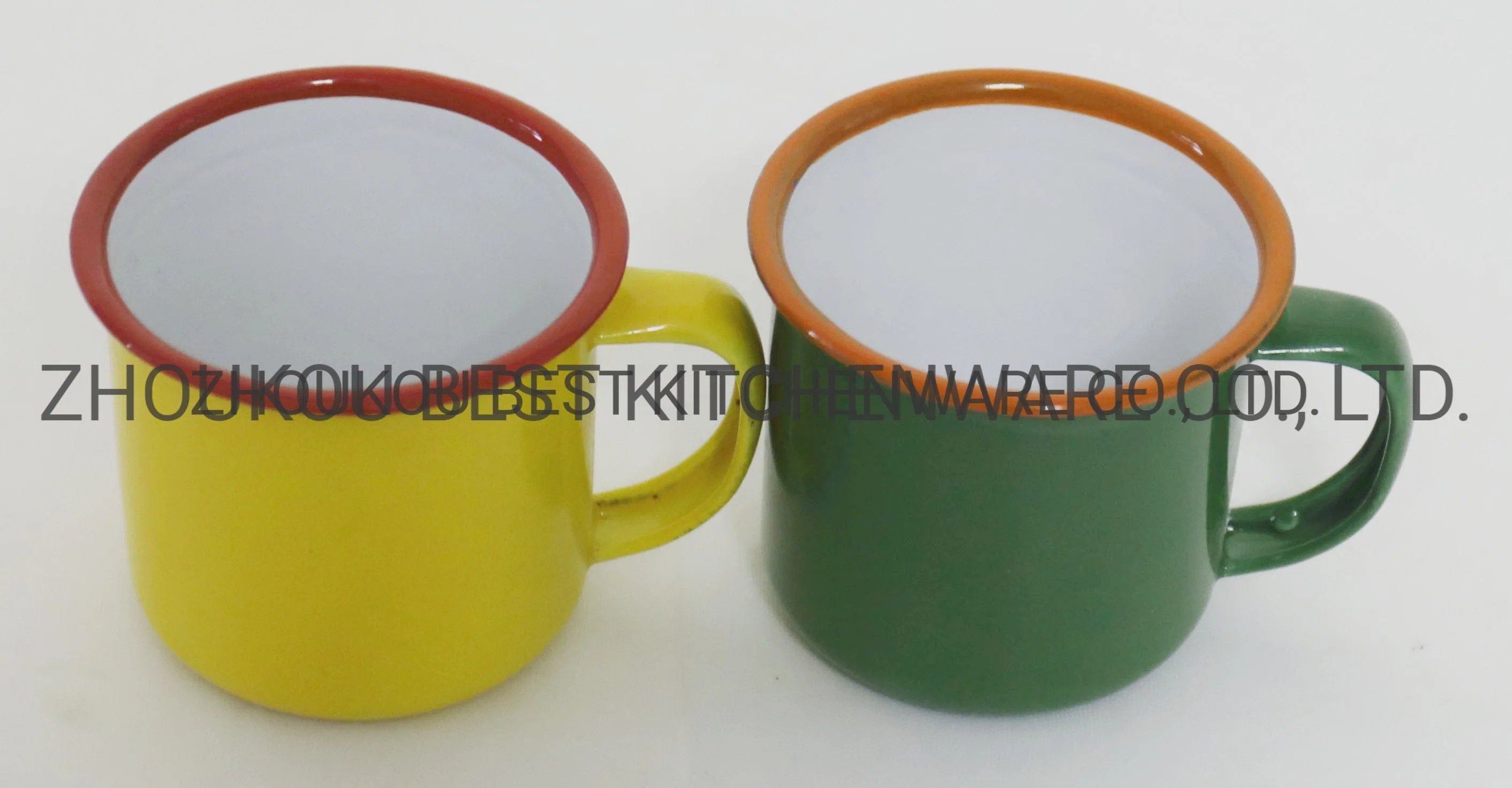 Simple Style Enamel Mug Solid Enamelware Cup