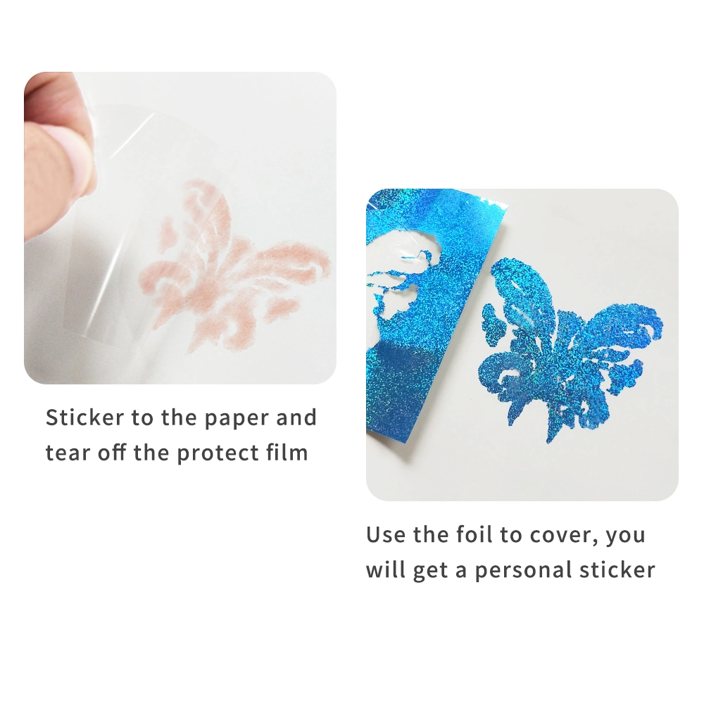 Flor de doble cara kit adhesivo Personal con papel aluminio para la tarjeta de decisiones (GS1009)