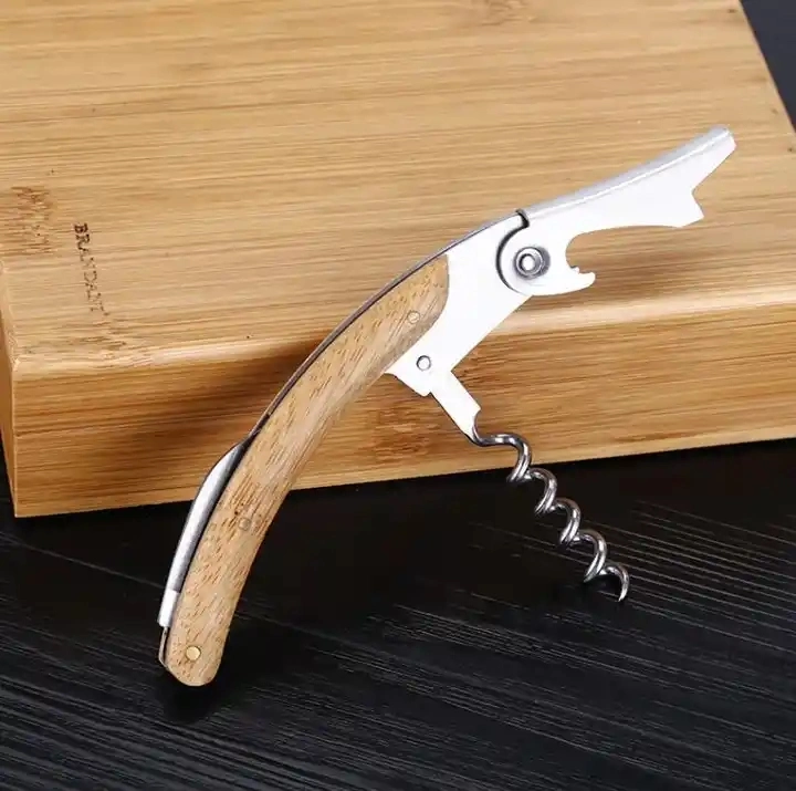 Deluxe Design Bamboo Wine Opener Set with Bamboo Box