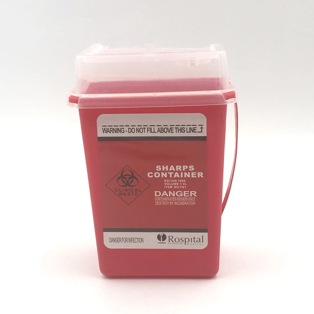 10L Sharp Box Behälter Sicherheit Einweg-medizinische Abfallbox