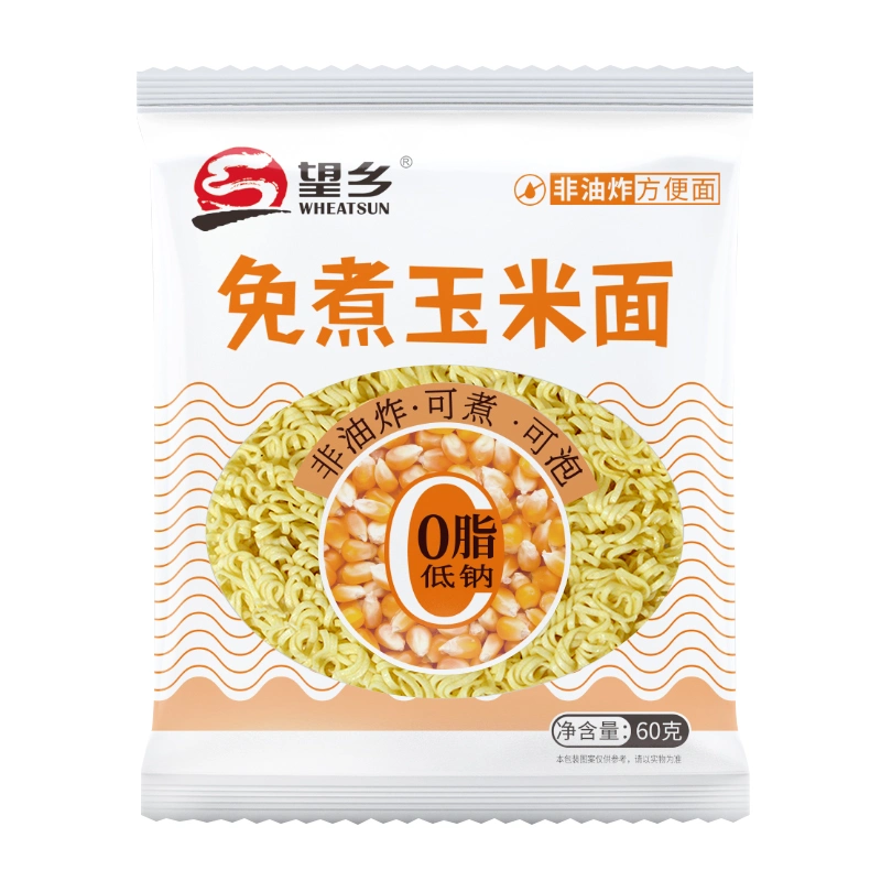 Food Factory Wholesale/Supplier Traditional 500g Bag Logo Baked Quick Cooking Noodles Bulk Chinese Packaging Wheat Flour Customized