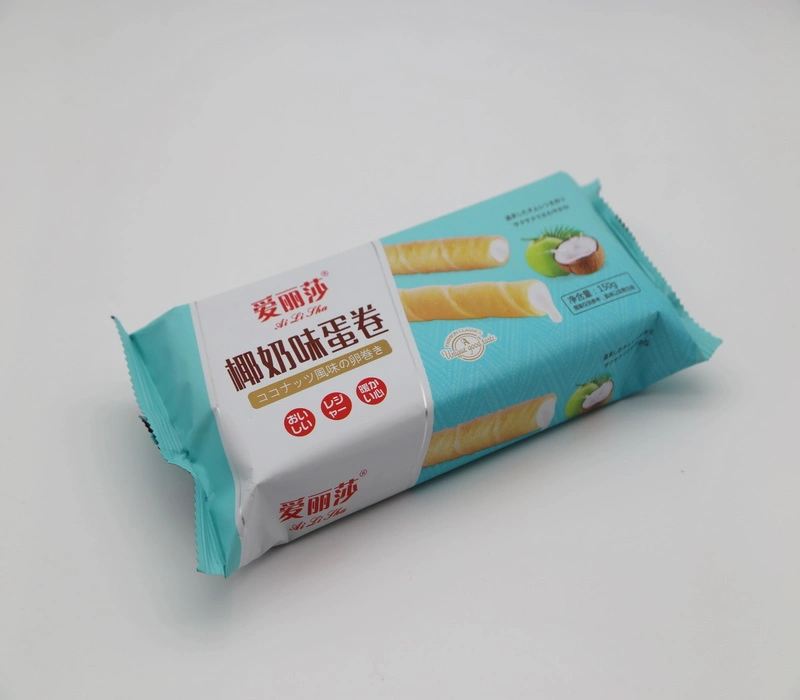 Chocolate Wafer Rolls with Cocoanut Flavor 150g