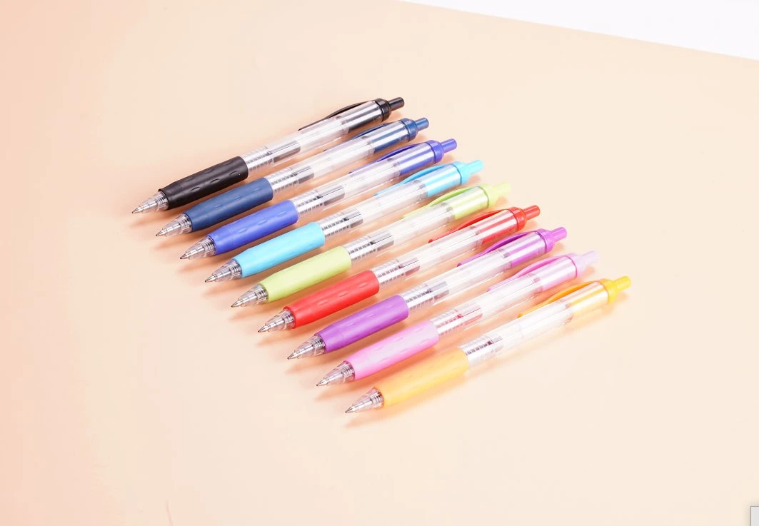 L'école Snowhite rt d'alimentation de logo de plume de gel de stylo à pointe fine d'encre à séchage rapide, un assortiment de stylo de couleur de 0,7 mm